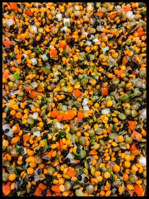 Linsensalat #Veganuary at Pferdestall in Borkum