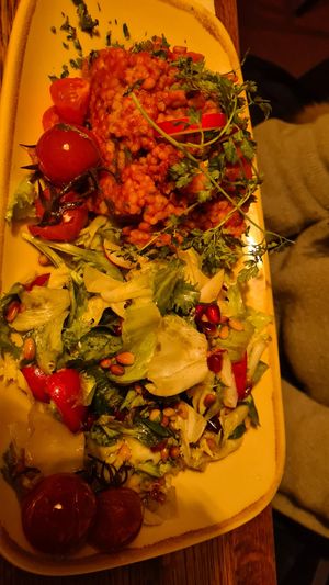 Tomaten-Graupen-Risotto at Pferdestall in Borkum