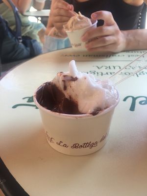 Dark chocolate and lemon! Amazing!  at La Bottega del Gelato in Pisa