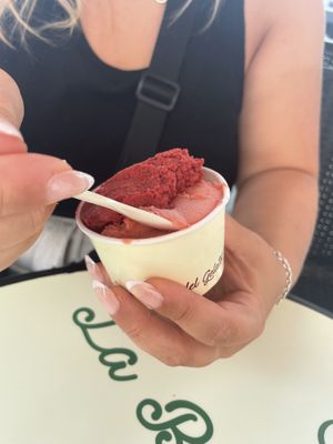   at La Bottega del Gelato in Pisa