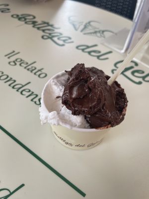   at La Bottega del Gelato in Pisa