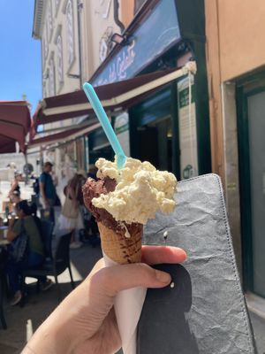   at La Bottega del Gelato in Pisa