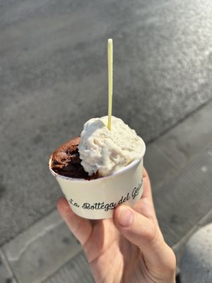   at La Bottega del Gelato in Pisa
