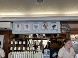   at La Bottega del Gelato in Pisa