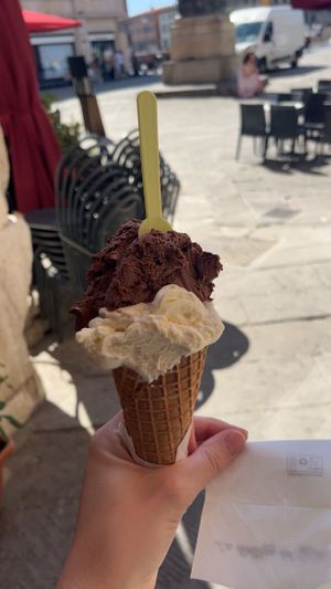   at La Bottega del Gelato in Pisa