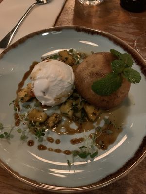 Dessert  at The Old Bridge Inn in Aviemore