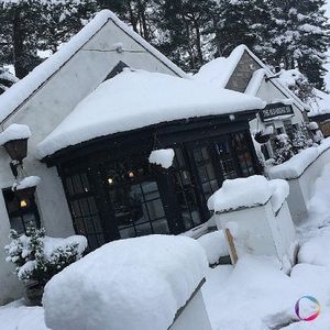winter at The Old Bridge Inn in Aviemore