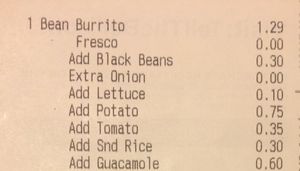 Customize burritos  at Taco Bell in Rochester