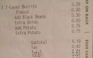 How to order vegan at Taco Bell  at Taco Bell in Rochester