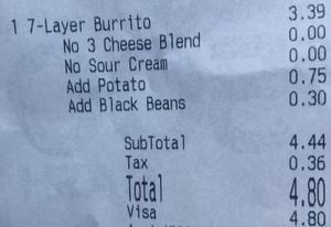 How to order vegan options at Taco Bell in Rochester