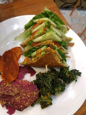 Coconut bacnn blt at Wholesome Savour in Central Singapore