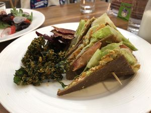 Club sandwich  at Wholesome Savour in Central Singapore
