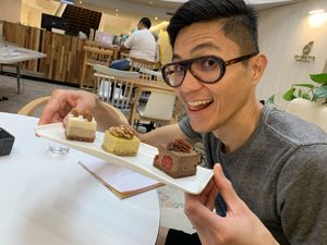 Three cakes  at Wholesome Savour in Central Singapore