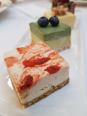 Assorted cakes at Wholesome Savour in Central Singapore