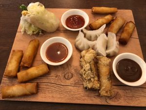 Vegan plate at Pho a la Mama in Stuttgart