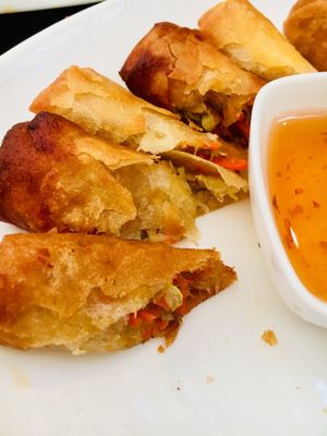 Spring roll at BKK - Silom Village Restaurant - F in Bangkok