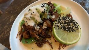 Taco at Greenhouse Canteen & Bar in Coolangatta