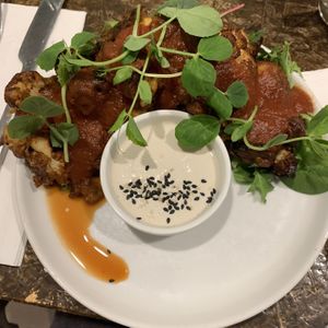 Cauliflower Wings at Greenhouse Canteen & Bar in Coolangatta
