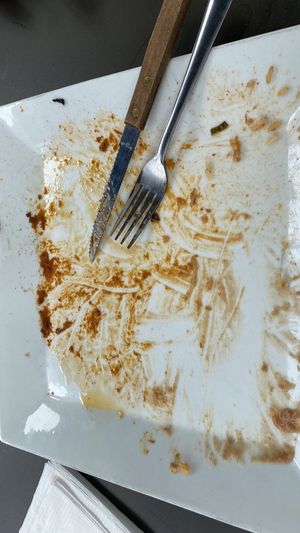 Vegan enchiladas five minutes later. Not really — I ate them slowly to enjoy    at Diego's in Newport