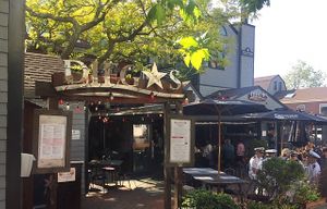 Entrance and outdoor seating... at Diego's in Newport