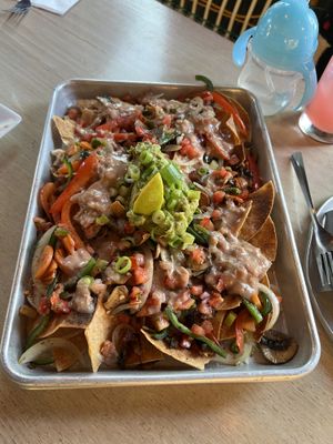 Nachos (beans added)  at Diego's in Newport