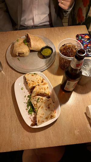 huge vegan menu with lots of fun options. will personally take any excuse to make a trip to Newport for this quesadilla at Diego's in Newport