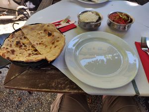 Tofu makhani plus roti at Tadka Indisches in Zurich