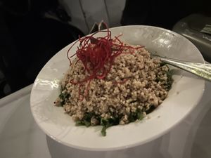 Mixed quinoa and kale side saladd  at Luanne's Wild Ginger - Dekalb in Brooklyn