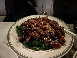 Jade Walnut shiitake in tamarind saucee  at Luanne's Wild Ginger - Dekalb in Brooklyn