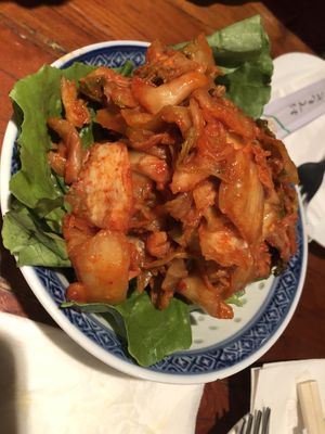 Homemade kimchi   at LuAnne's Wild Ginger - Franklin in Brooklyn