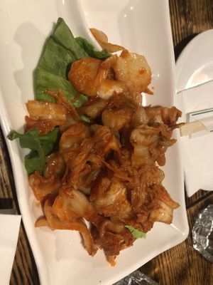 Homemade kimchi   at LuAnne's Wild Ginger - Franklin in Brooklyn