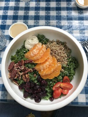 Kale salad at LuAnne's Wild Ginger - Franklin in Brooklyn