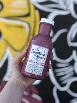 Vegan nut milk  at The Fountain of Juice in Nashville