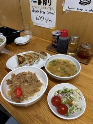   at Gyoza no Umechan in Nikko