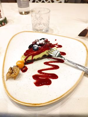 Vegan dessert at Al Bivio degli Artisti in Martellago