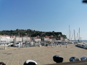 View :) at Caffe Teater in Piran