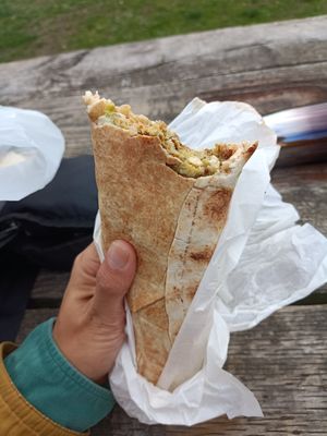 at Falafel Hummos and Salad Wrap - Market Stall in East London