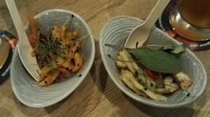 Kleine Portion Pasta zum Probieren  at Tabula Rasa in Aschaffenburg