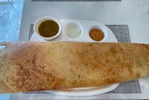 Paper dosa  at Sangam Sweets in Kathmandu