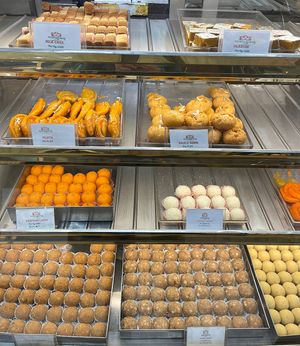   at Sangam Sweets in Kathmandu