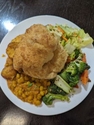 Big plate at Higher Taste Restaurant in Wellington