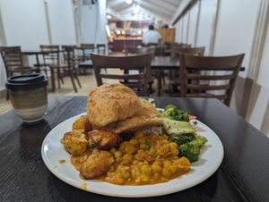 Big plate at Higher Taste Restaurant in Wellington