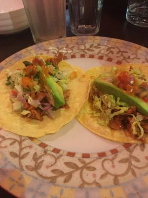 Vegan tacos at Casa Latina in Kuala Lumpur