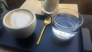 Really good coffee at VanFruct Campineanu in Bucharest