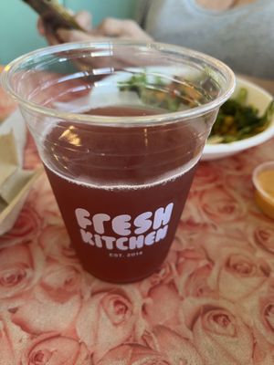 Strawberry kiwi tea  at Fresh Kitchen in Bradenton