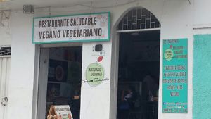 storefront at Natural Gourmet Punto Saludable in Medellin