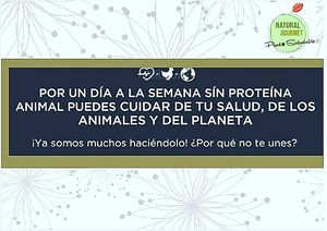 Cuidemos los Animales y el Planeta !!! at Natural Gourmet Punto Saludable in Medellin