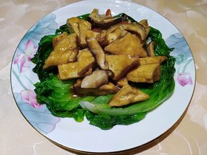 tofu at A Mi Tuo Fo Su Xin Yuan 阿彌陀佛素心園 in New Territories