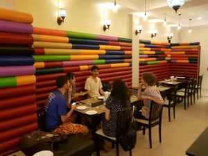 inside the restaurant 2 at Prime Grill Mediteranean Restaurant in Yangon