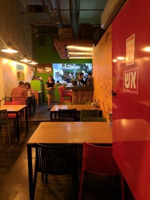 Chang ba - inside at Chang Ba Thai Restaurant in Haifa